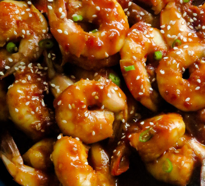 easy 25 minute teriyaki shrimp stir-fry