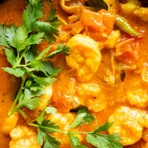 malabar shrimp curry.