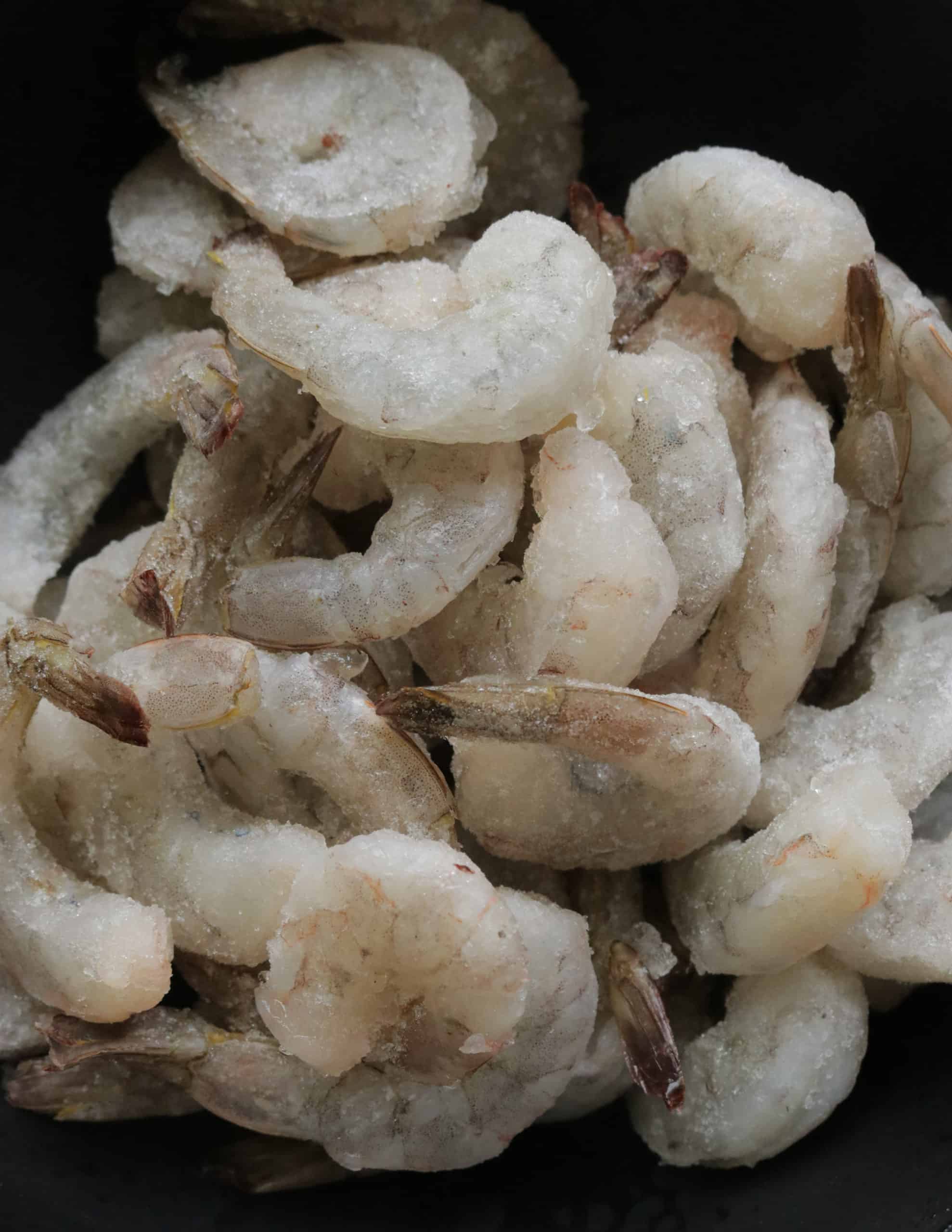 how to defrost/thaw shrimp