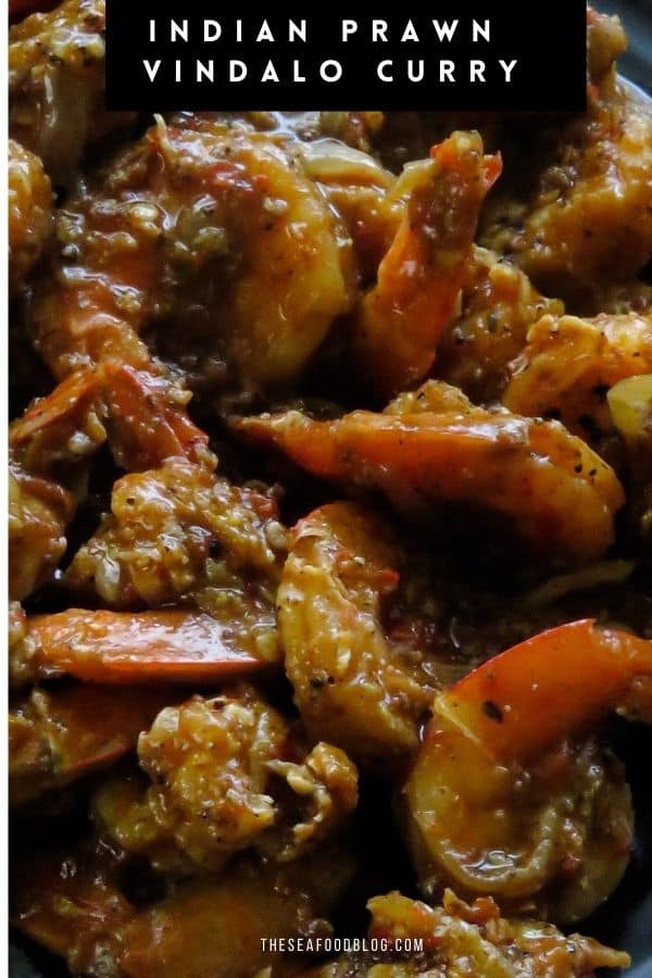 Goan shrimp curry serve on a plate.