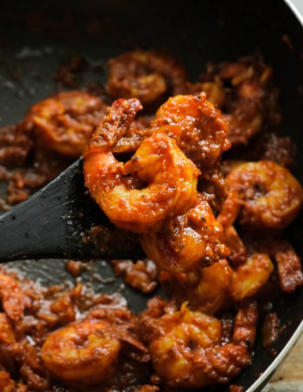 Spicy prawn masala curry(dry) - THE SEAFOOD BLOG