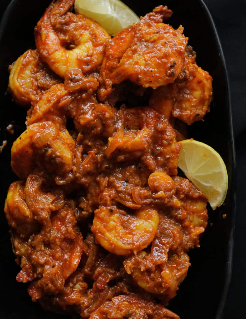 Spicy prawn masala curry(dry) THE SEAFOOD BLOG
