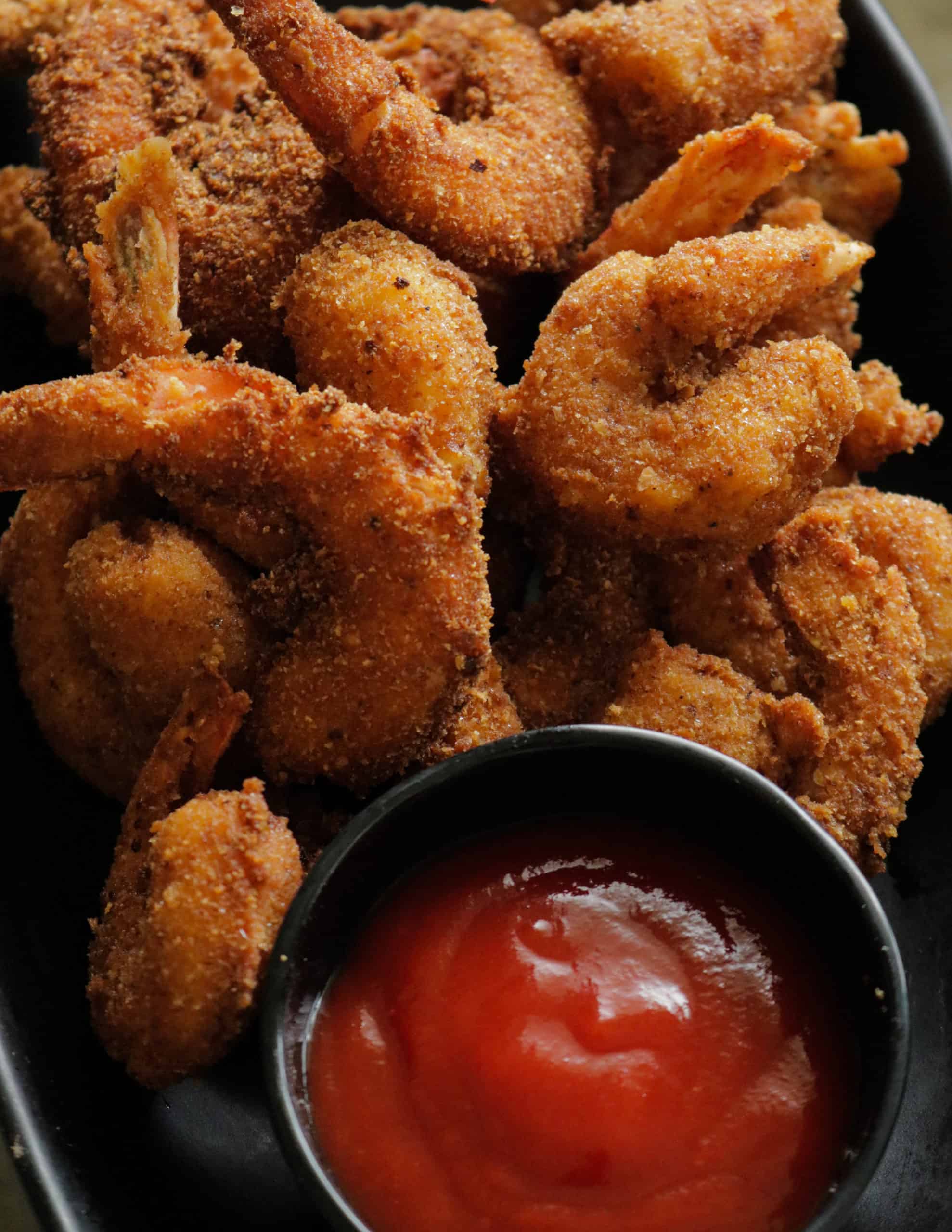 Fried shrimp with breading. - THE SEAFOOD BLOG