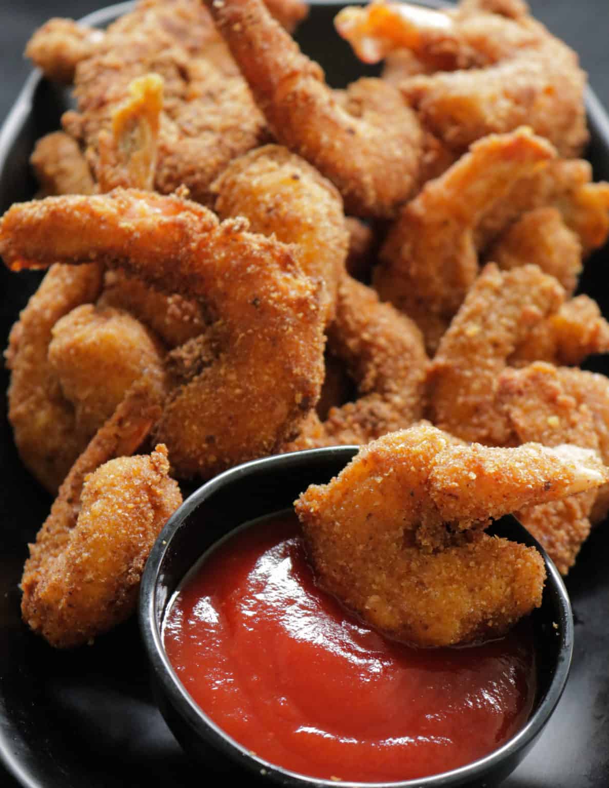 Fried shrimp with breading. - THE SEAFOOD BLOG