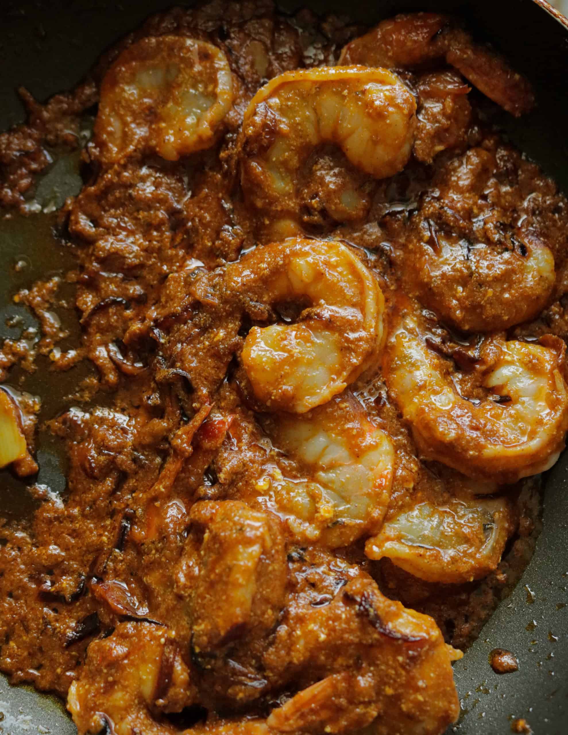 Shrimp korma red curry. THE SEAFOOD BLOG