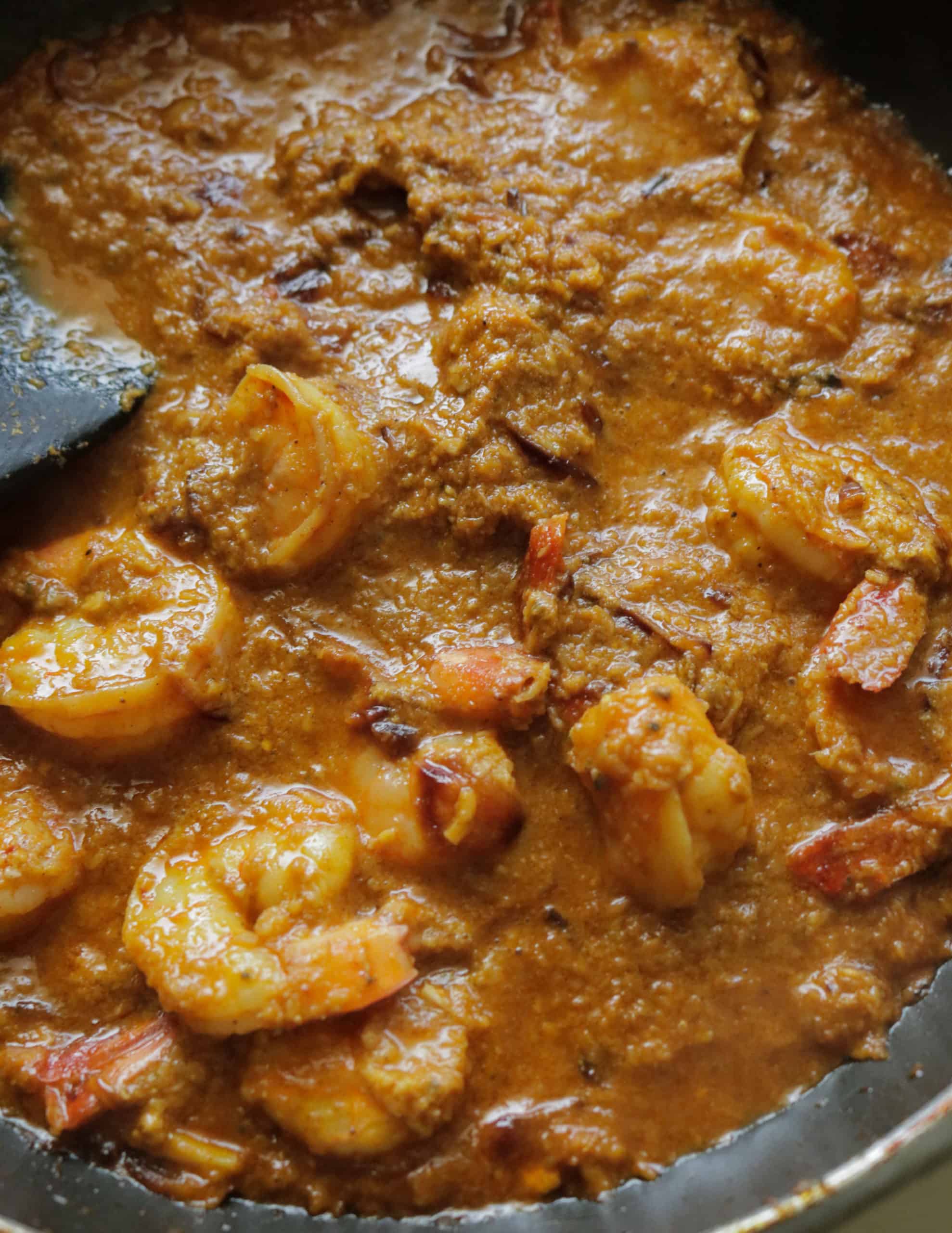 Shrimp korma red curry. THE SEAFOOD BLOG