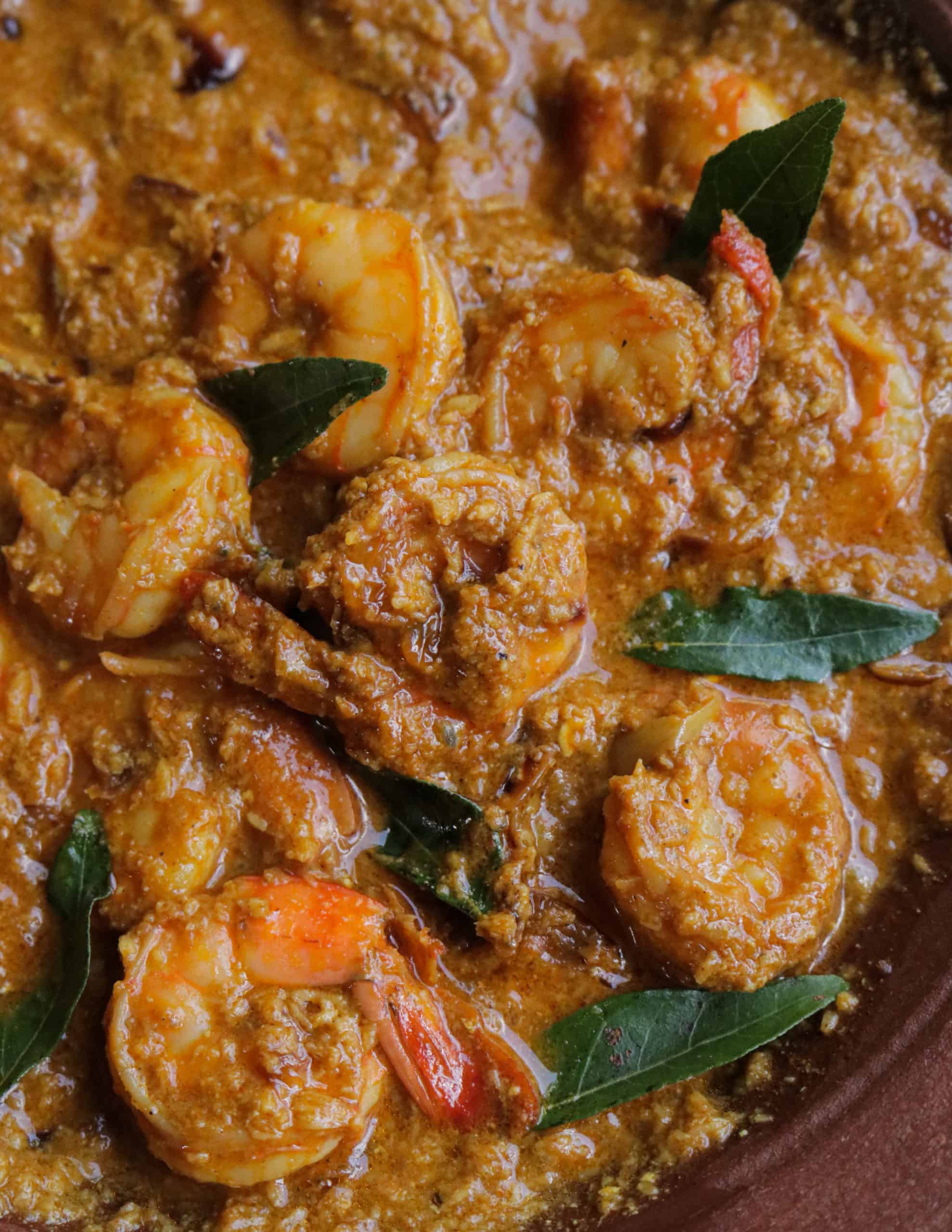 PRAWN KORMA(Shrimp korma red curry). THE SEAFOOD BLOG