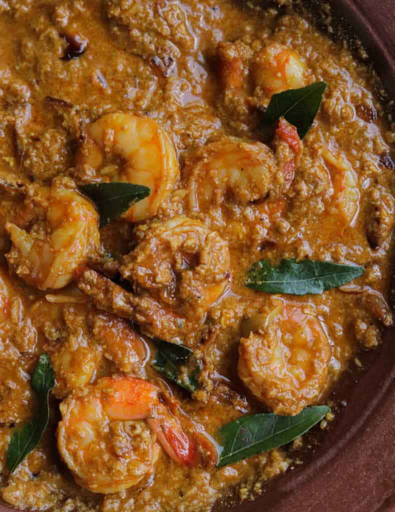 Shrimp korma red curry. THE SEAFOOD BLOG