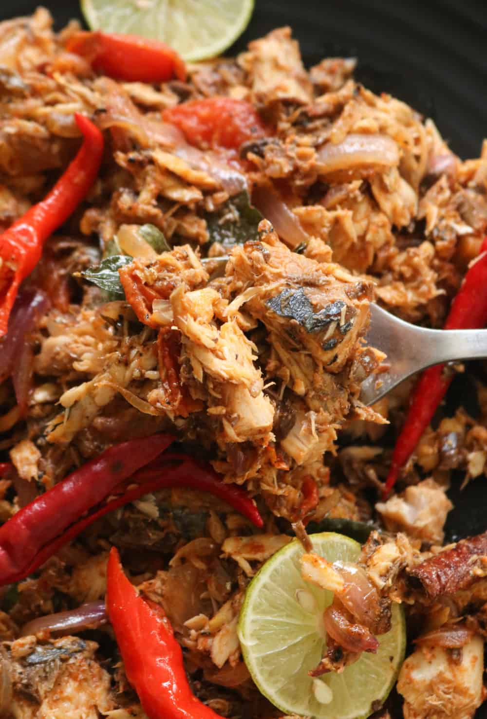 canned mackerel stir fry