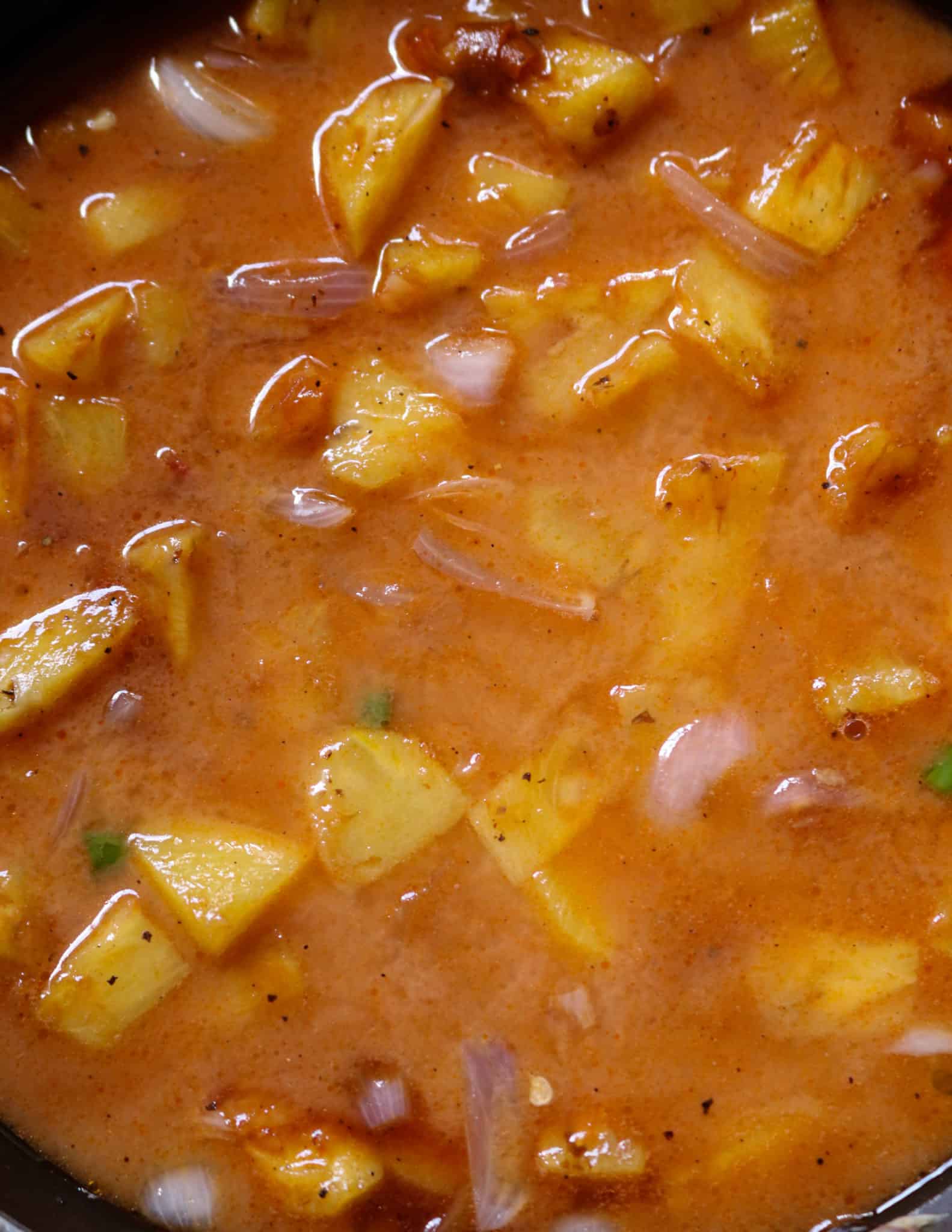 Sweet and sour shrimp with pineapple. - THE SEAFOOD BLOG
