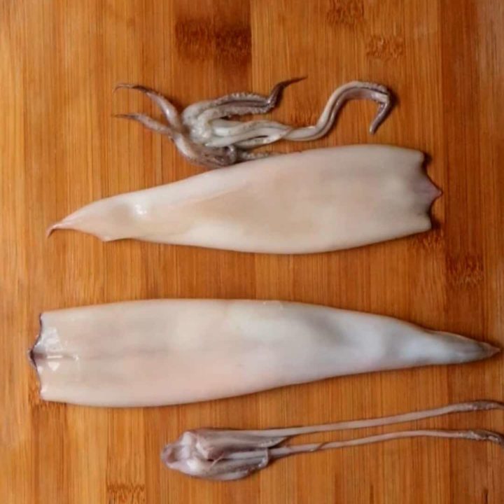 how to clean squid image