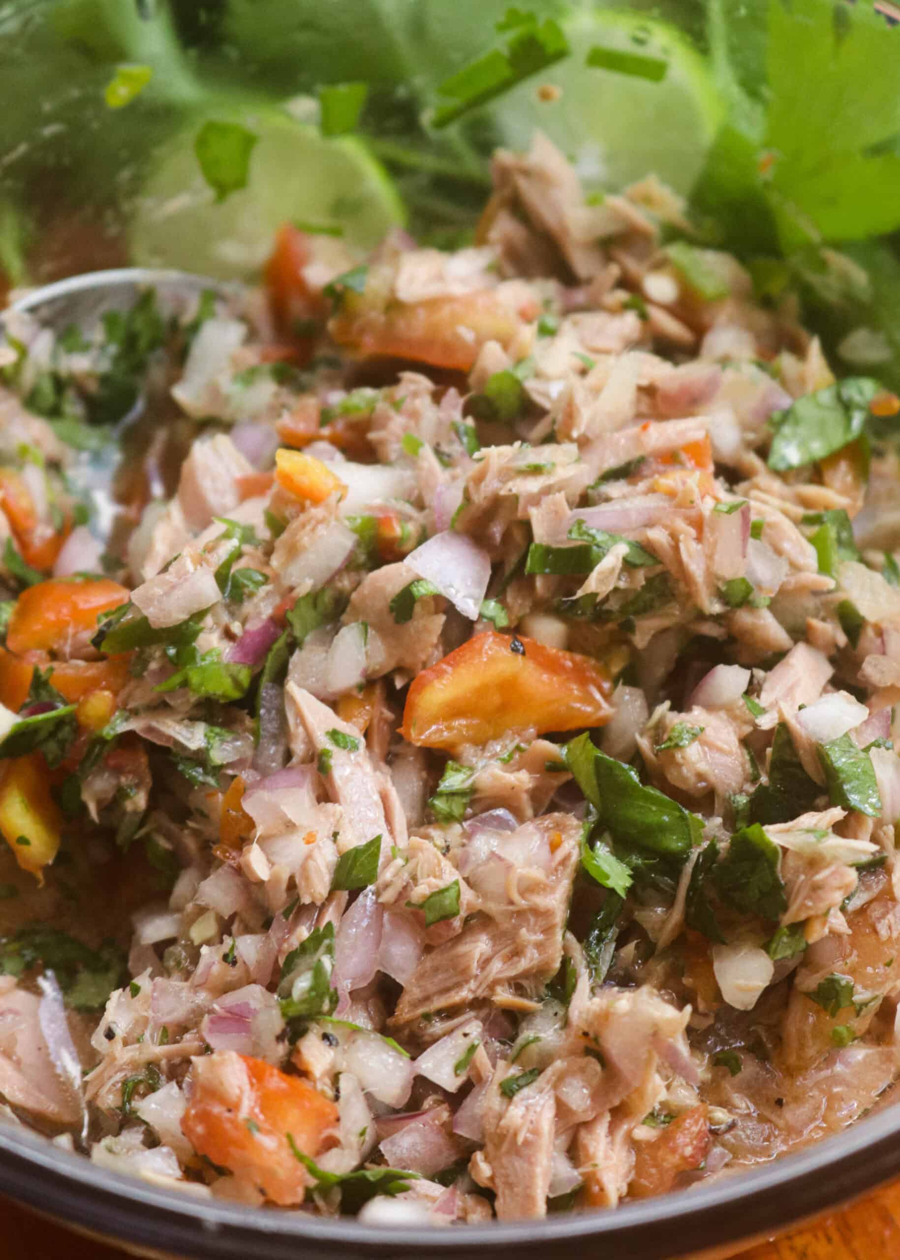 CANNED TUNA CEVICHE(Cebiche de Atun). THE SEAFOOD BLOG